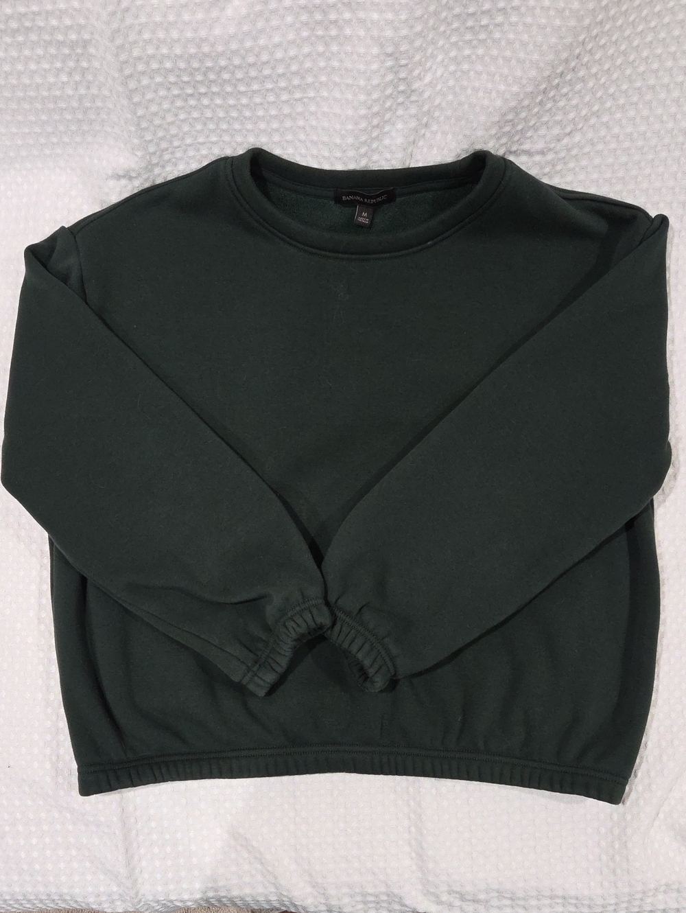 Banana Republic Dark Green Crewneck Sweatshirt